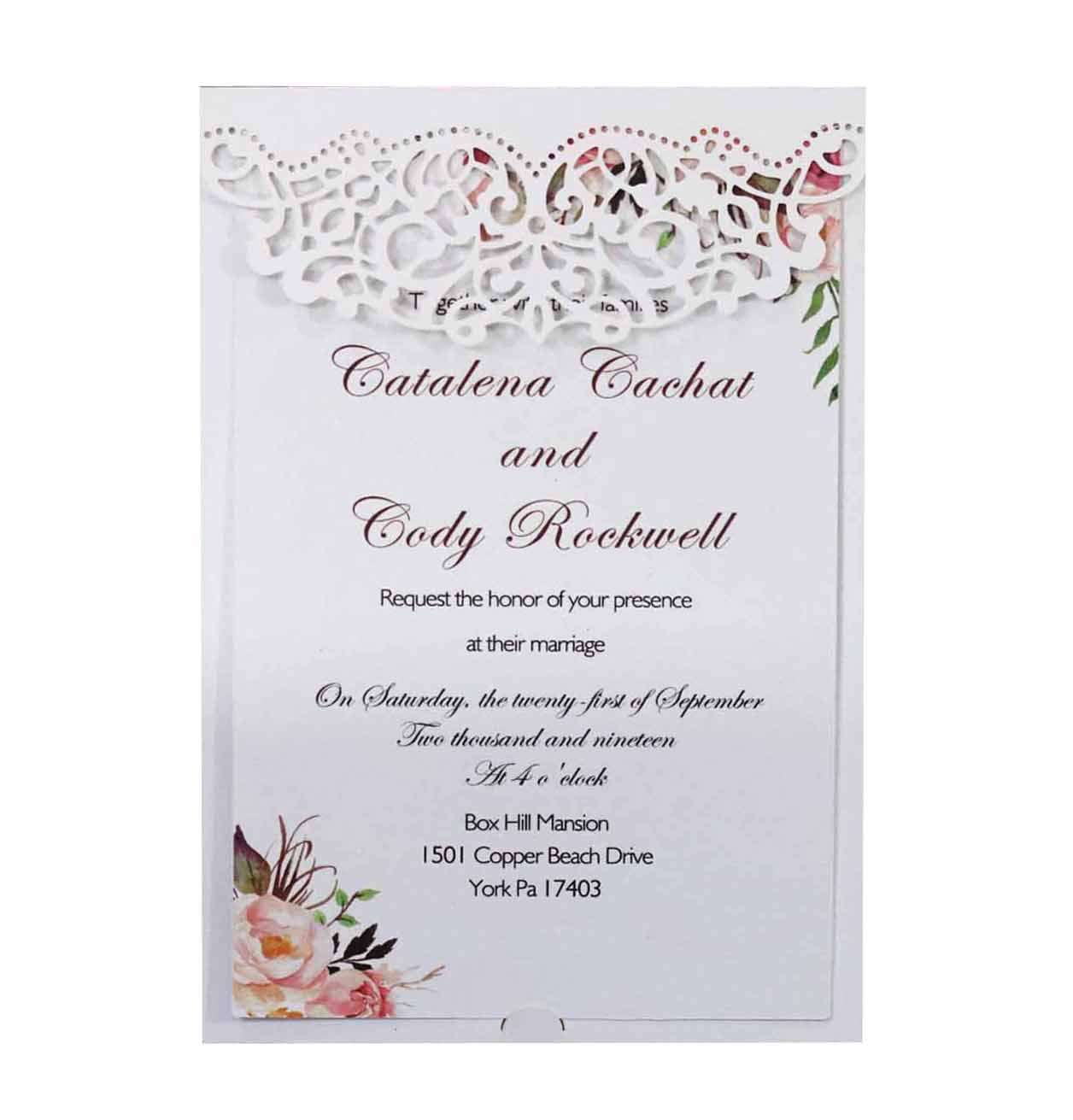 wedding invitation